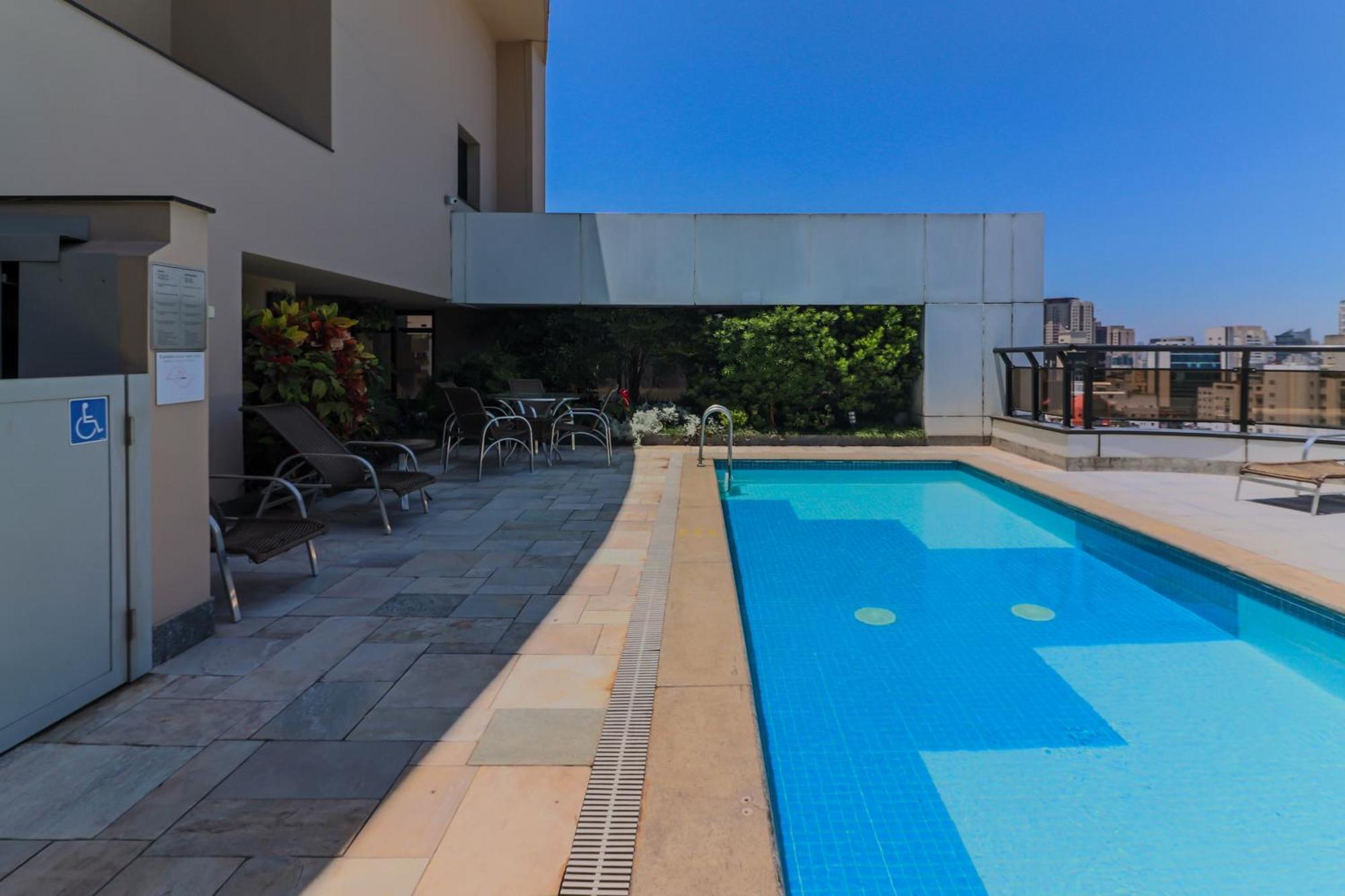 סאו פאולו Flat Particular Dentro Do Hotel Executive Transamerica Faria Lima! מראה חיצוני תמונה