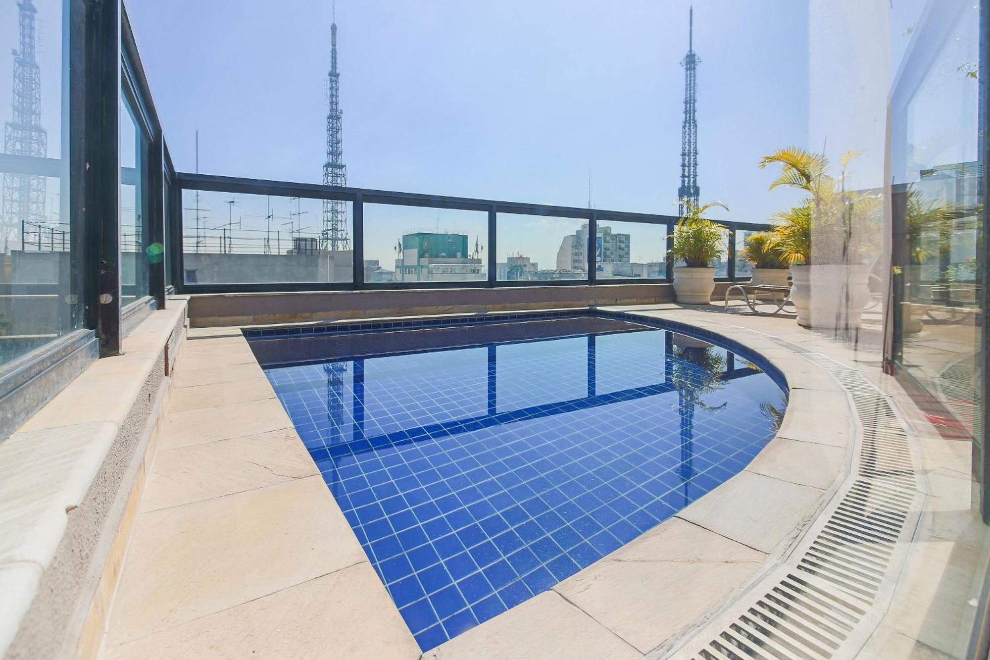 סאו פאולו Flat Particular Dentro Do Hotel Executive Transamerica Faria Lima! מראה חיצוני תמונה