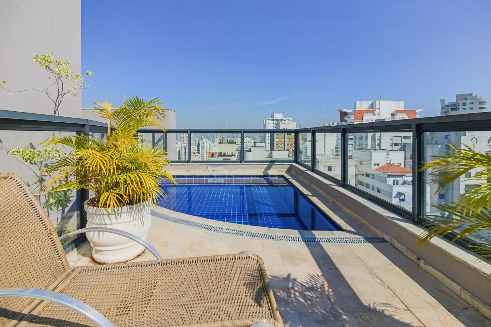 סאו פאולו Flat Particular Dentro Do Hotel Executive Transamerica Faria Lima! מראה חיצוני תמונה